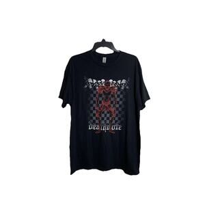 Death Note Ryuk Japan Anime Mens T Shirt Black Large Red Black Skull Grunge Goth